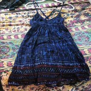 Urban Outfitters blue pattern summer dress